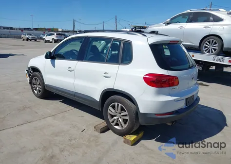 2015 Volkswagen Tiguan S из США, поврежденный, VIN WVGAV7AX2FW510703